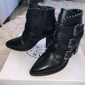 Steve madden humble studded booties Outlet
